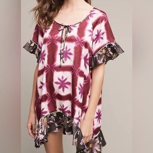 Anthropologie Eloise Shibiri blooms Tunic dress